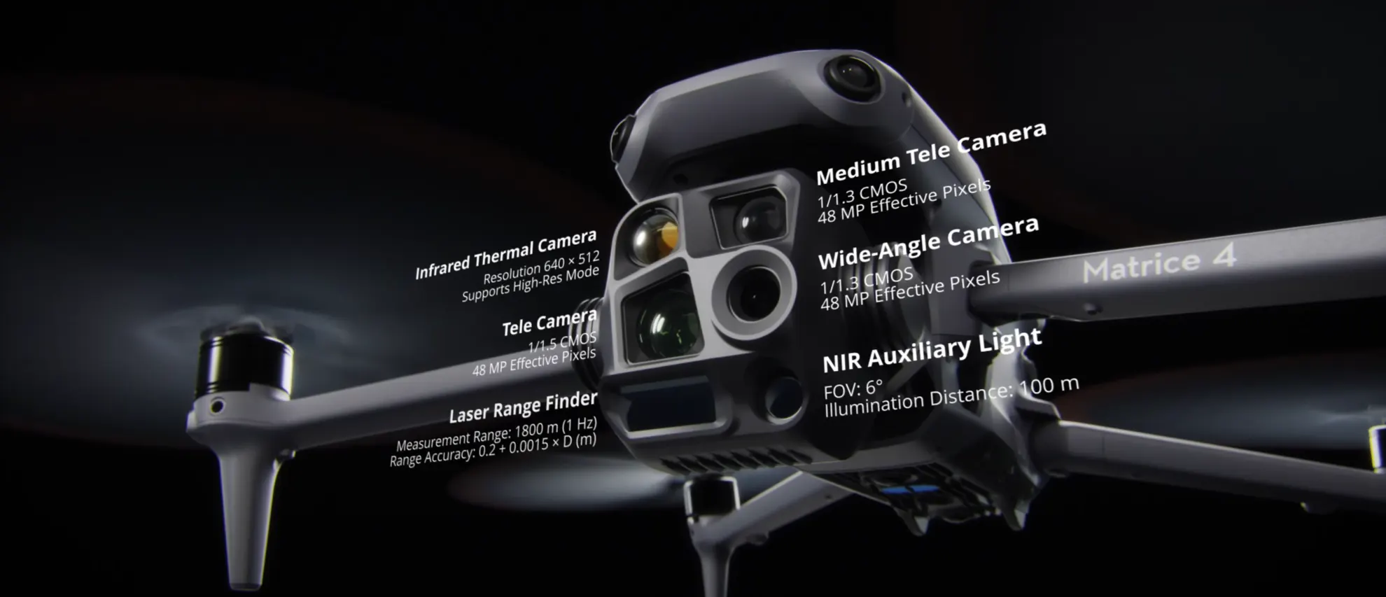 DJI Matrice 4TD technikai adatok